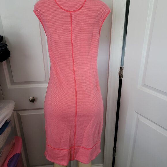 Tommy Bahama Lighthouse Reversible Wide Scoop Neck Dress w Horizontal Pinstripes - Picture 10 of 15